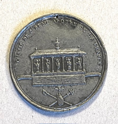 Fransk tin medalje 1849